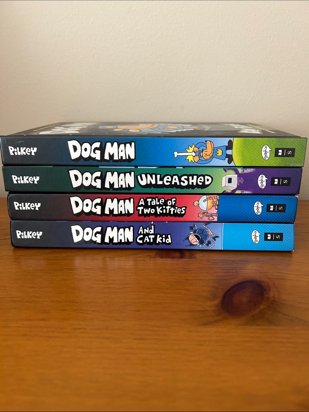 Set/4 “Dog Man” Hardcover Books